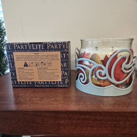PartyLite Waves Jar Sleeve - New in Box - Picture 1 of 1